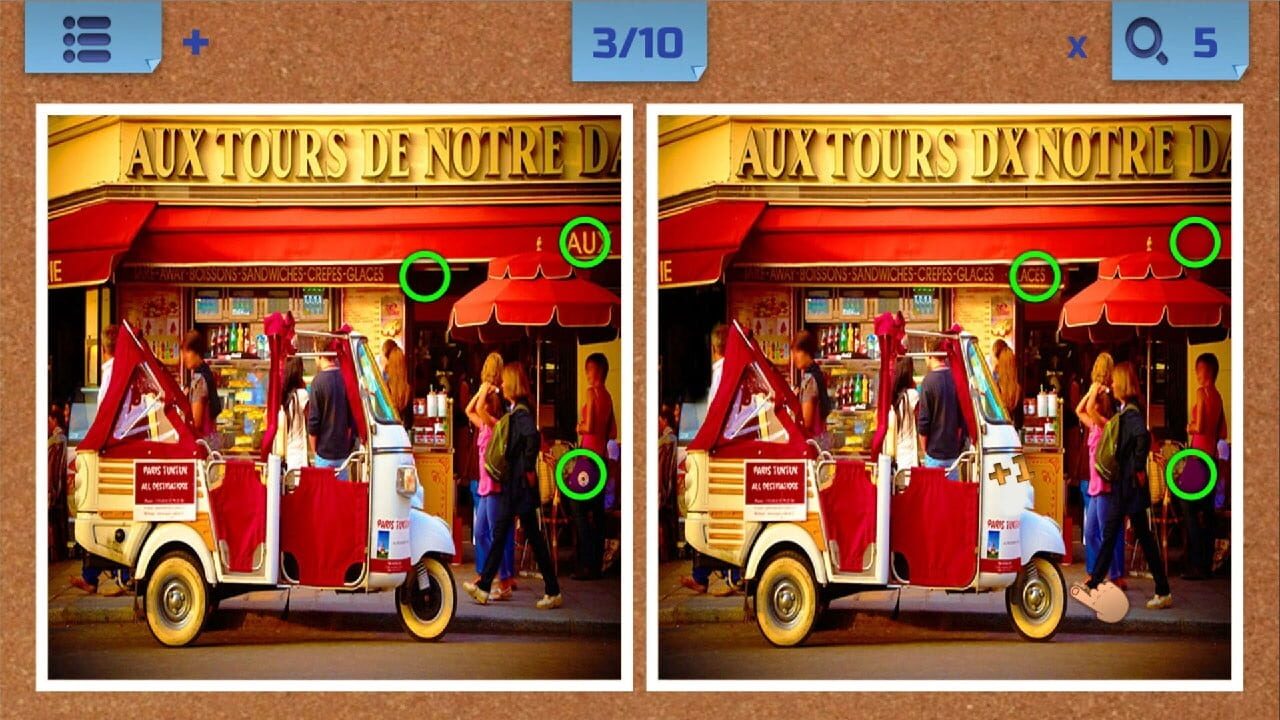 Spot The Difference: Classic Finding Puzzle Image