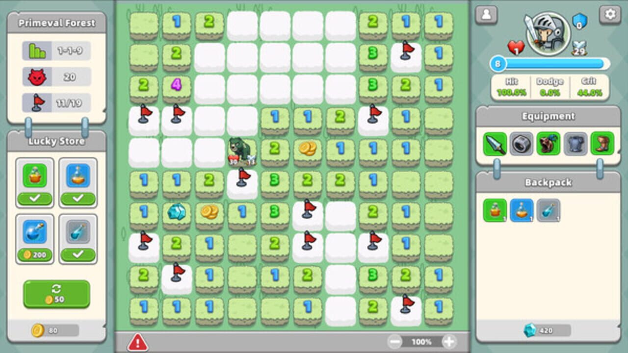Minesweeper & Dungeon RPG — Screenshot 1