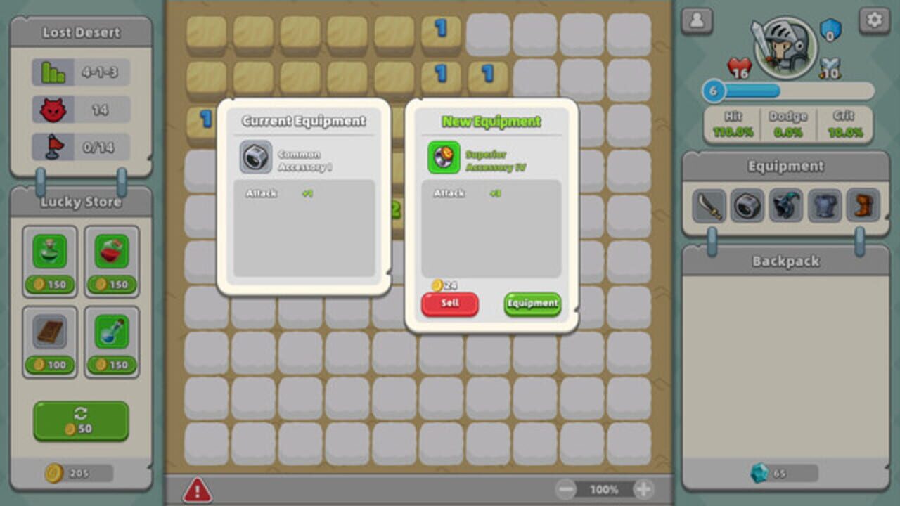 Minesweeper & Dungeon RPG — Screenshot 2