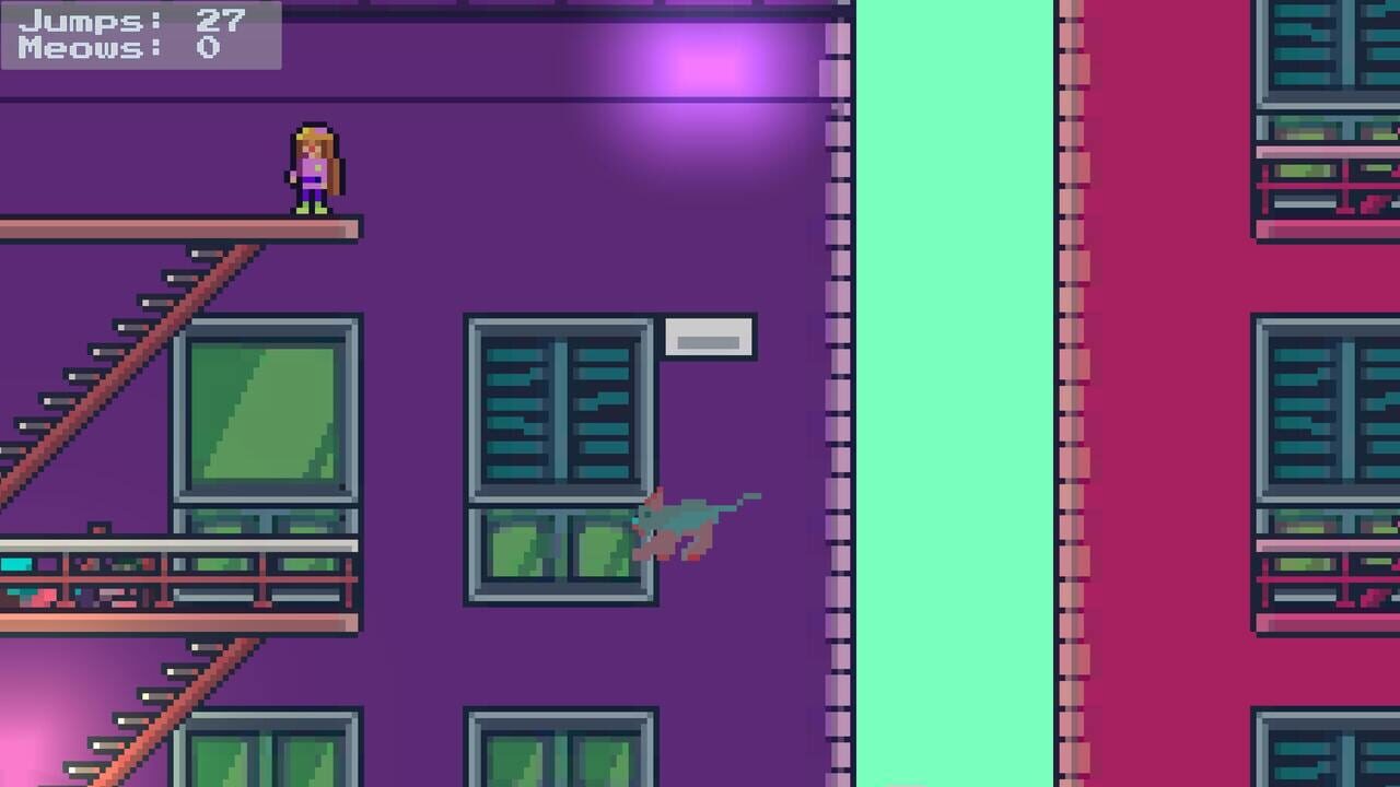 Rooftop Rascal: The Glitch Cat — Screenshot 2