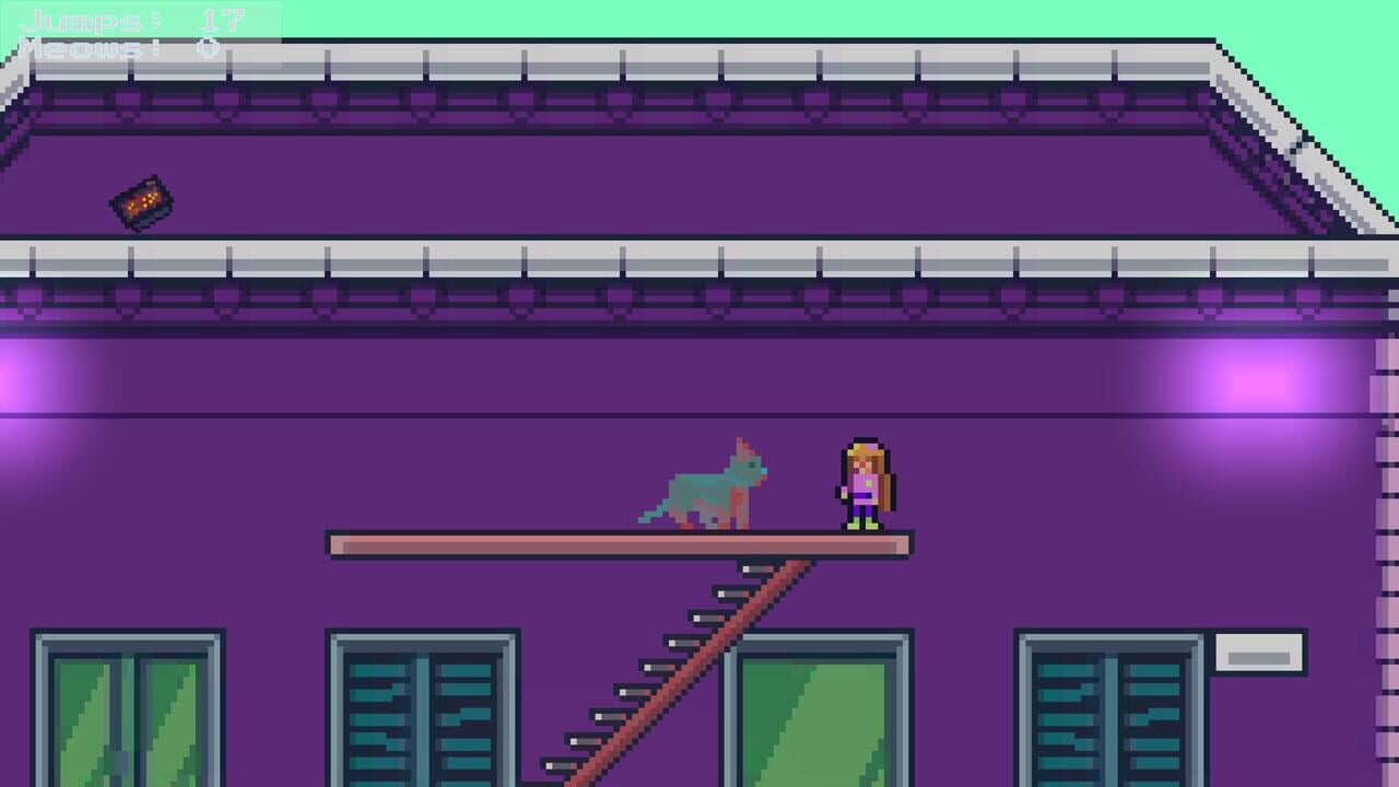 Rooftop Rascal: The Glitch Cat — Screenshot 4