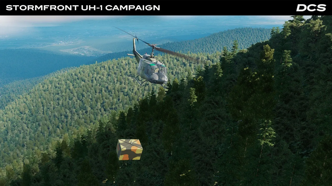 DCS World: UH-1H Worlds Apart Stormfront Campaign by Low-Level-Heaven Mission Development screenshot 1
