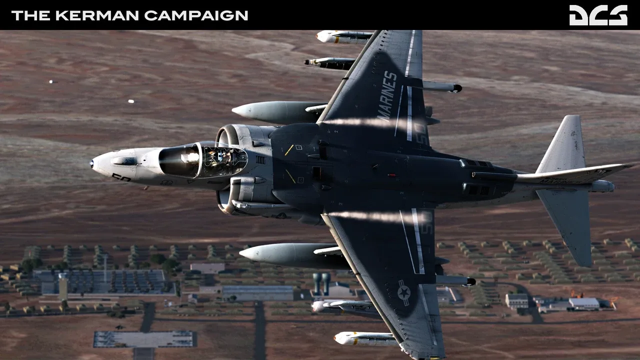 DCS World: AV-8B Kerman Campaign by Ground Pounder Sims banner