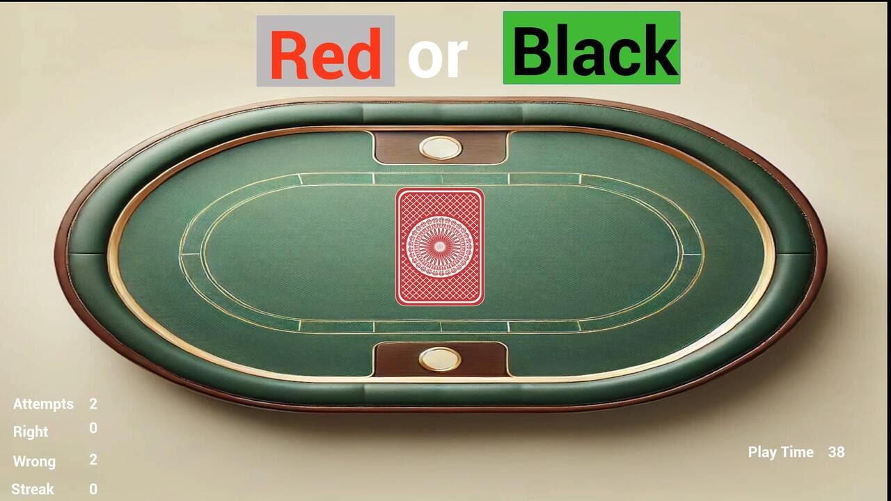 Card Guesser: Red or Black Image