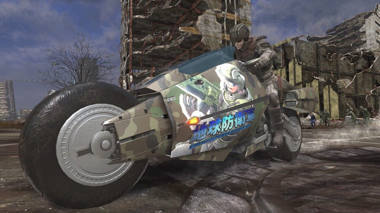 Earth Defense Force 6: Ranger Boarding Weapons - Free Bike No. 6 — Screenshot 3