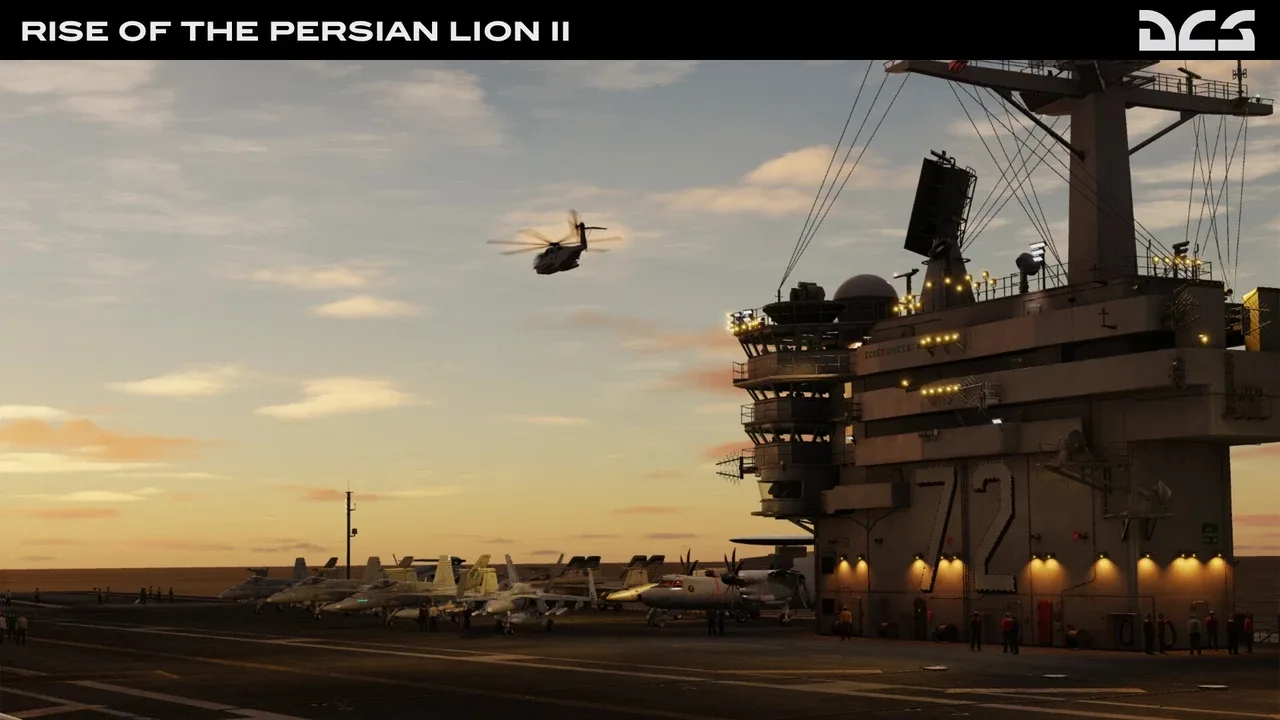 DCS World: F/A-18C Rise of the Persian Lion II Campaign by Badger 633 screenshot 8