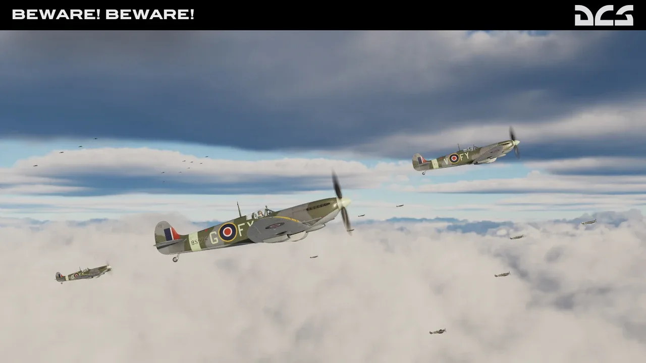 DCS World: Spitfire Beware! Beware! Campaign by Reflected Simulations screenshot 6