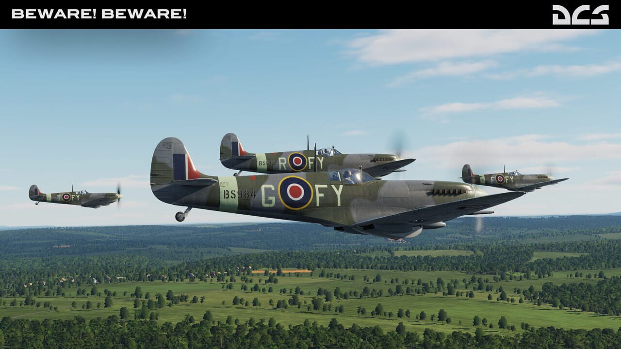 DCS World: Spitfire Beware! Beware! Campaign by Reflected Simulations Image