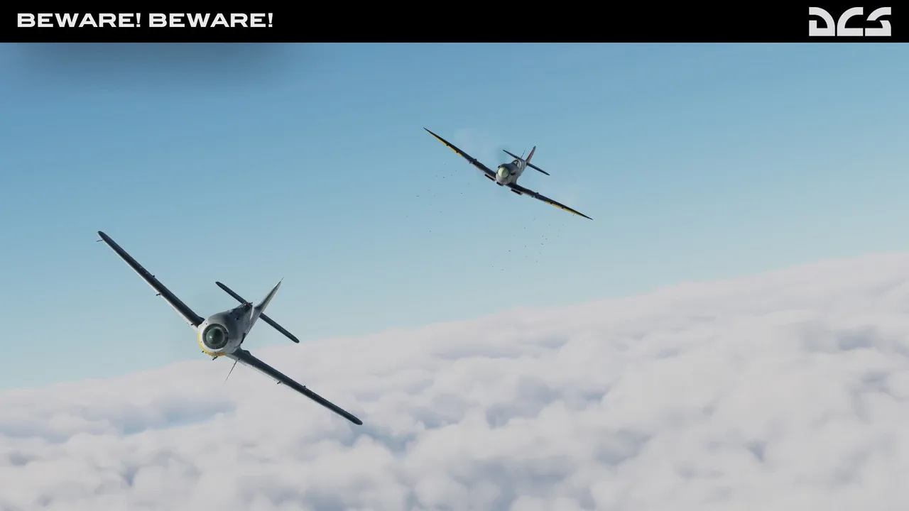DCS World: Spitfire Beware! Beware! Campaign by Reflected Simulations screenshot 1