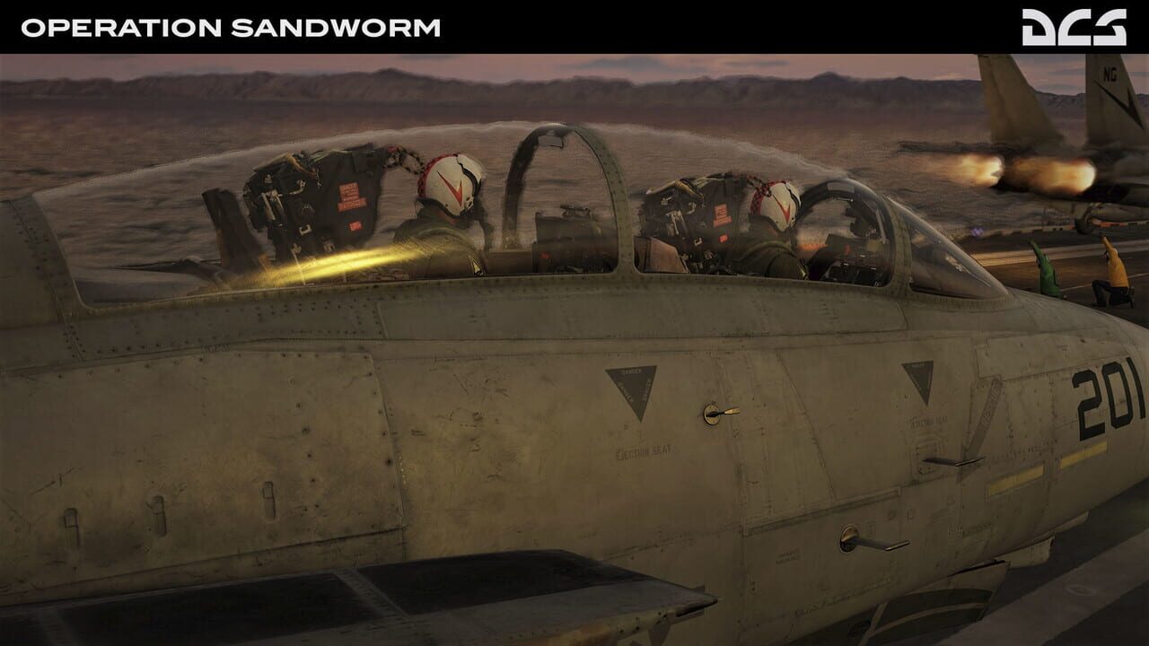 DCS World: F-14B Operation Sandworm Campaign by Sandman Simulations Image