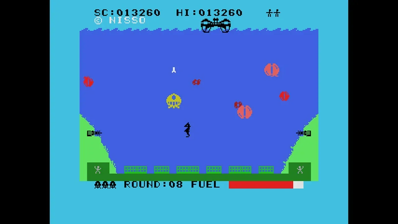 Eggconsole Aqua Polis SOS MSX screenshot 1