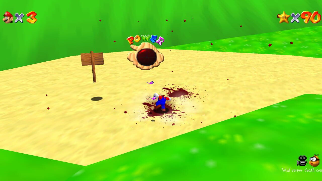 Super Mario 64: Gore/Hard-Mode Image