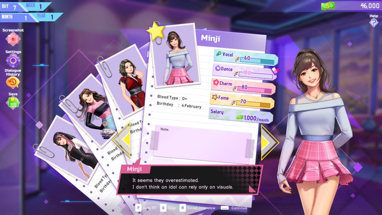 Screenshot de K-Pop Idol Stories: Road to Debut