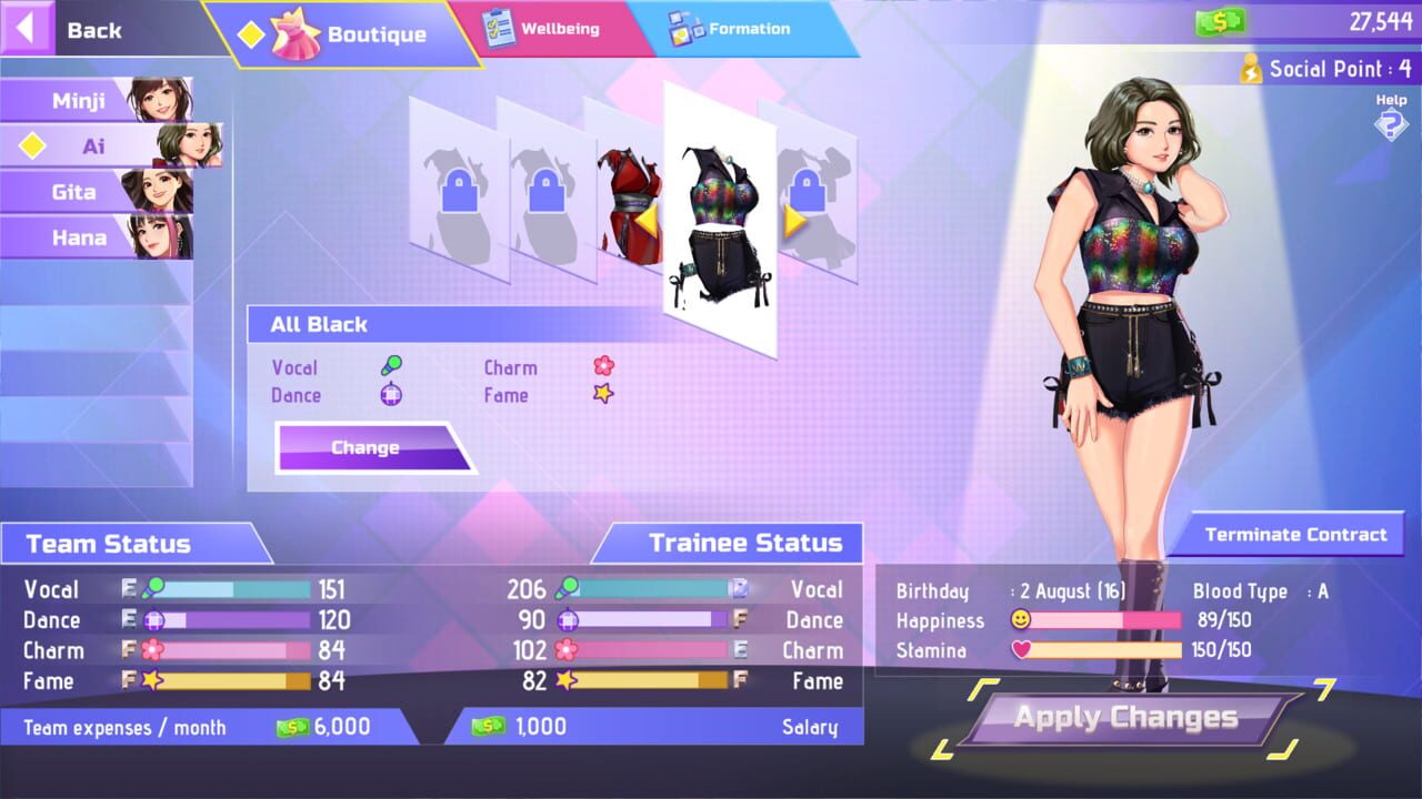 Screenshot de K-Pop Idol Stories: Road to Debut