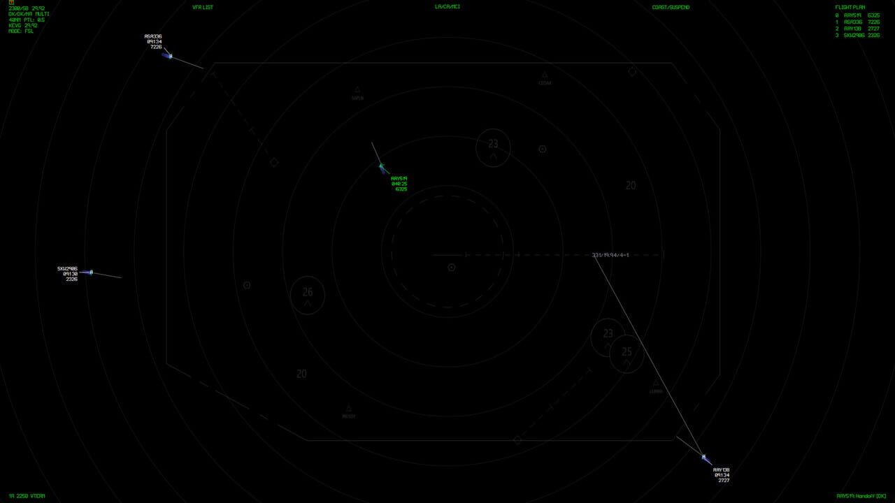 Capture 1 de Vterm ATC Simulator
