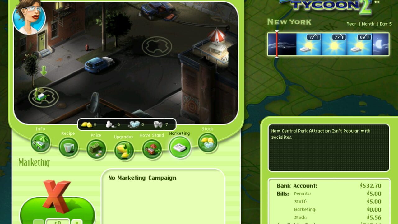 Lemonade Tycoon 2: New York Edition — Screenshot 2