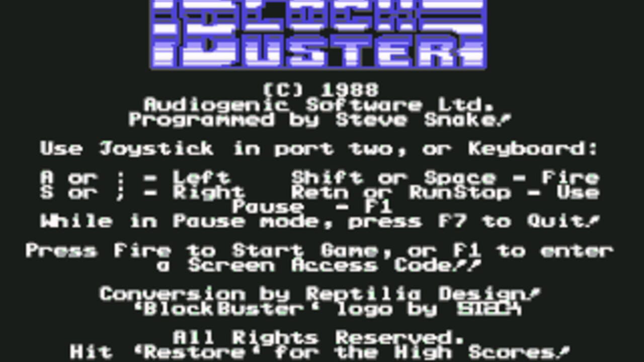 Blockbuster Screenshot 1