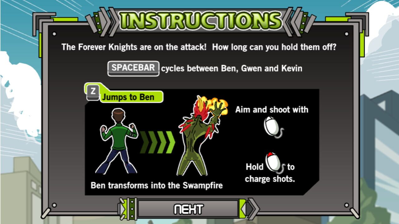 Ben 10 Alien Force: Forever Defense Screenshot 1