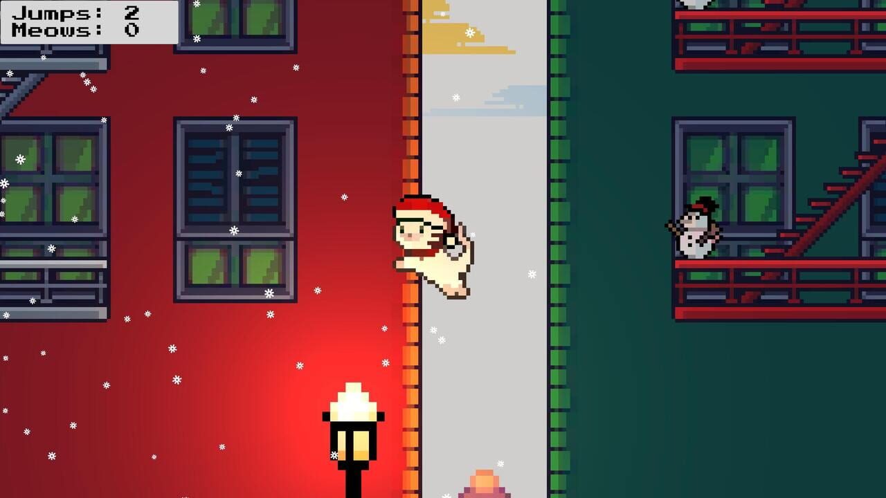 Rooftop Rascal: The Claus Cat Image