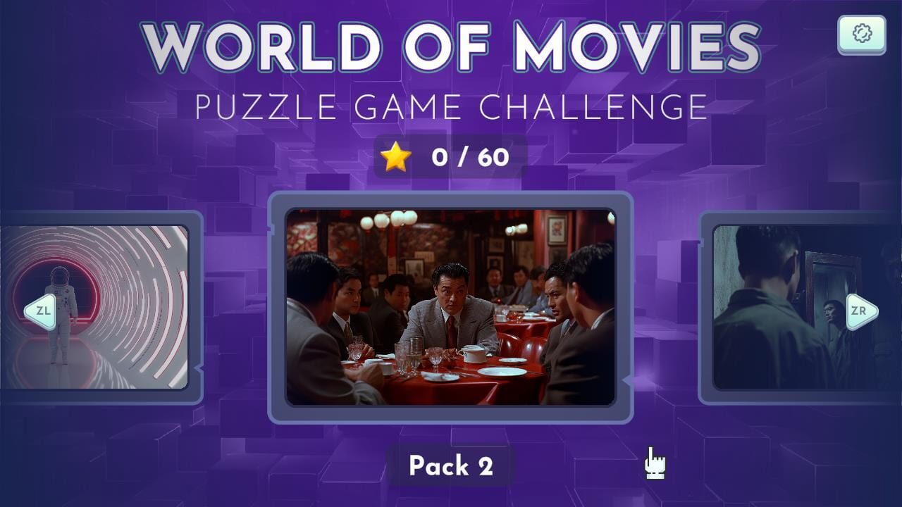 World of Movies: Puzzle Game Challenge Image