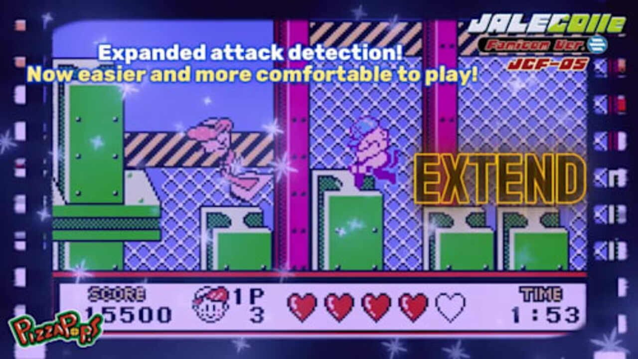 Jalecolle Famicom Ver. Pizza Pop! — Screenshot 1