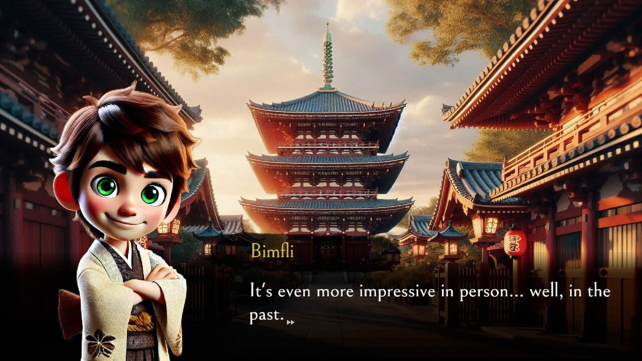 Bimfli & His Time Travels: Japan Image