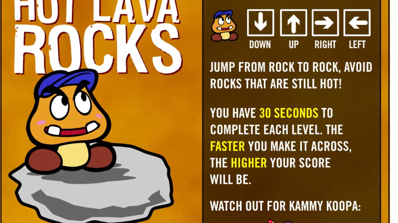 Goombario and the Adventure of the Hot Lava Rocks Image