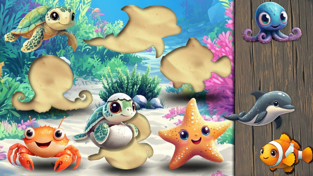 Puzzle Adventures: Sea Animals Image