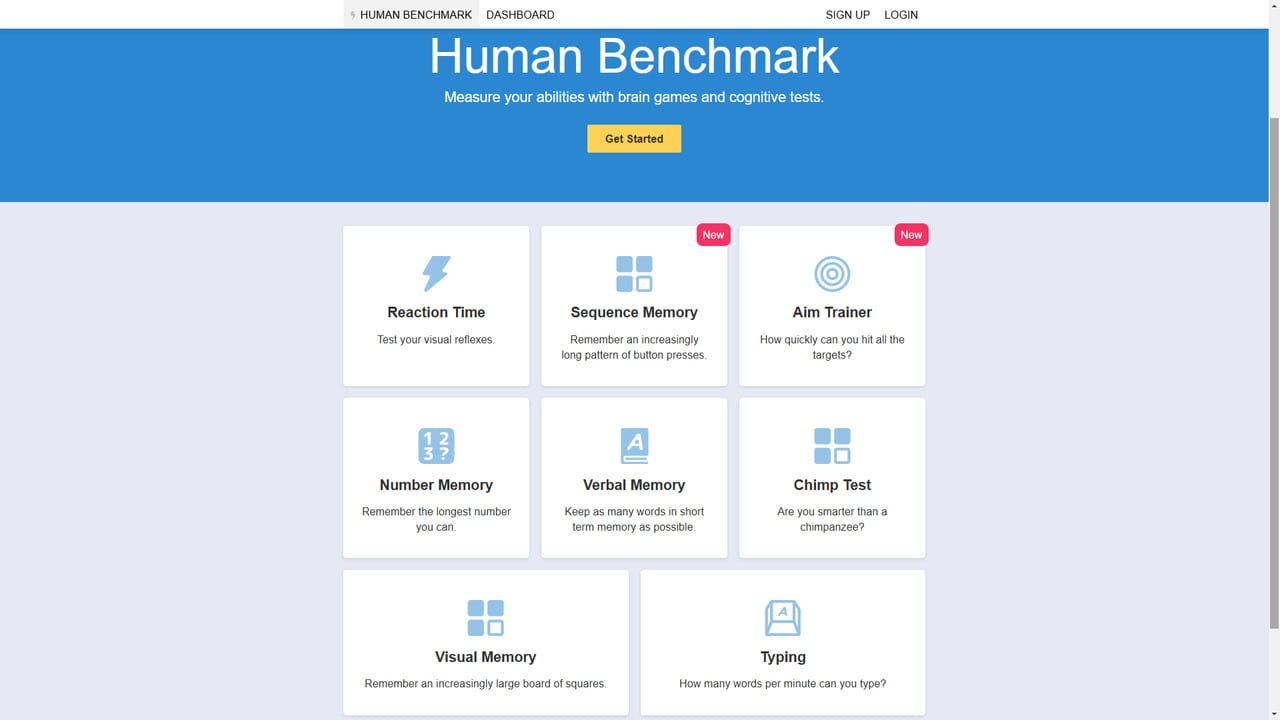 Human Benchmark — Screenshot 4