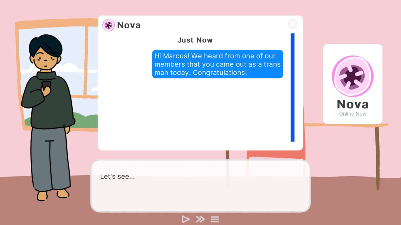 Marcus Comes Out Online media