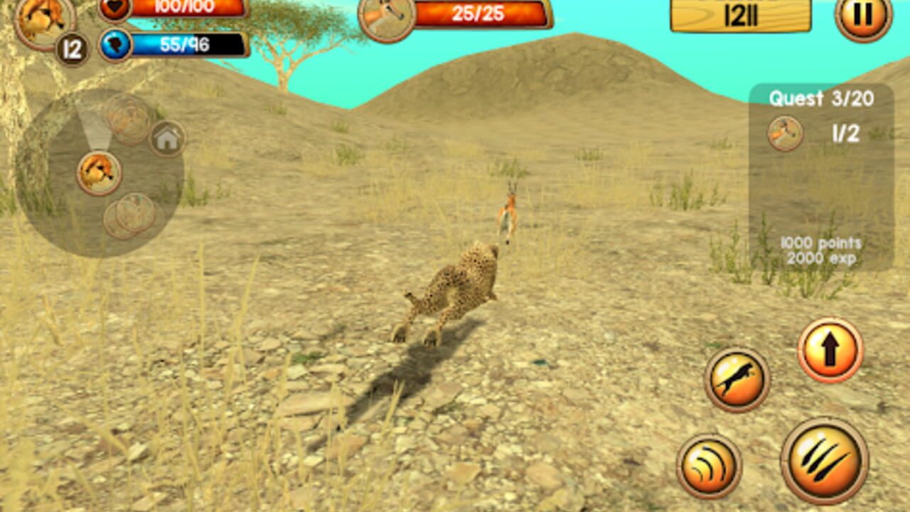 Wild Cheetah Sim 3D — Screenshot 3