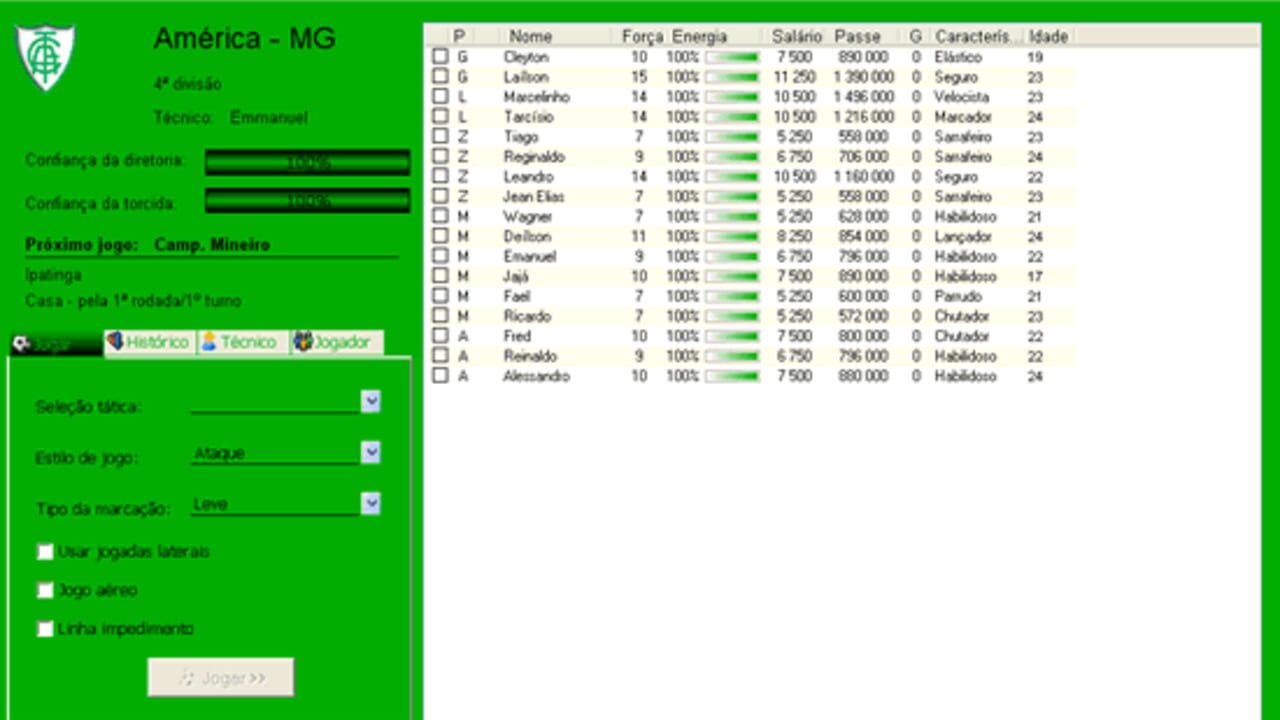 BrasFoot 2004 Screenshot 1