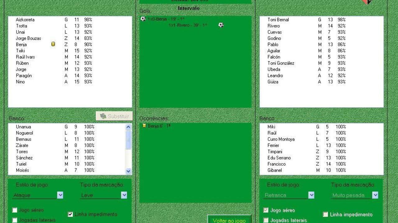 BrasFoot 2005 Screenshot 1