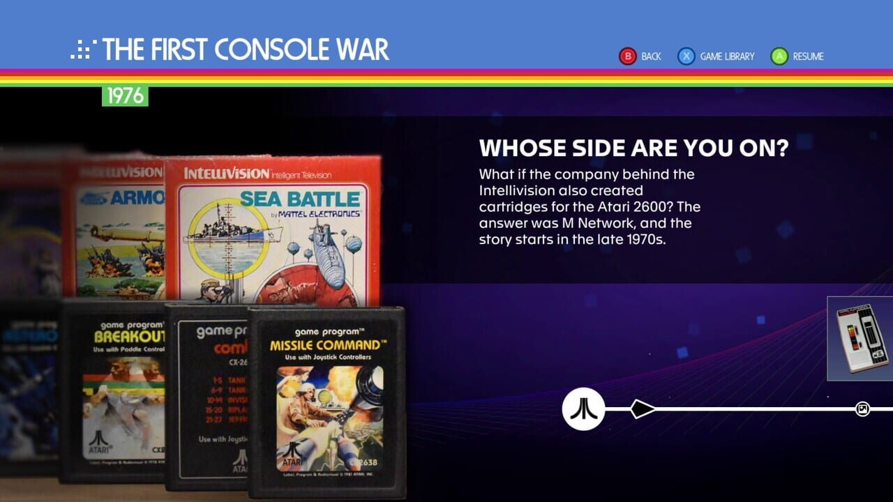 Atari 50: The First Console War Image