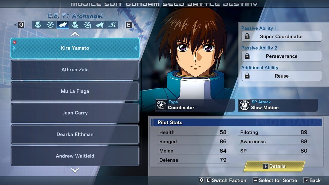 Screenshot de Mobile Suit Gundam Seed: Battle Destiny Remastered