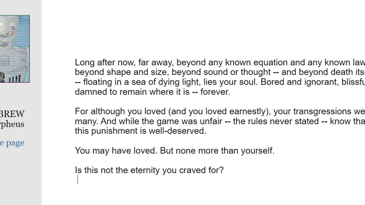 198BREW: The Age of Orpheus media