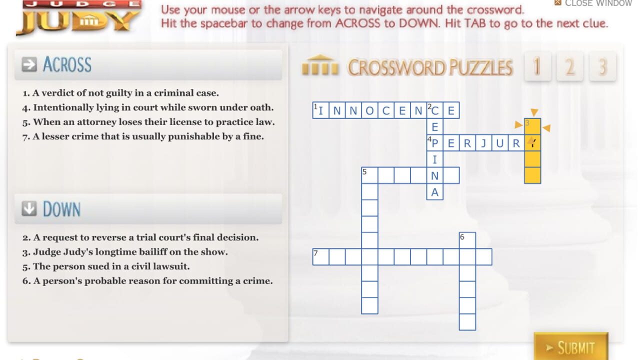 Judge Judy: Crossword Puzzles — Screenshot 2