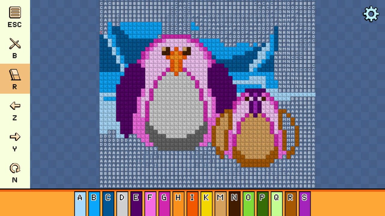 Pixel Cross Stitch Color by Number - Winter Pack — Screenshot 3