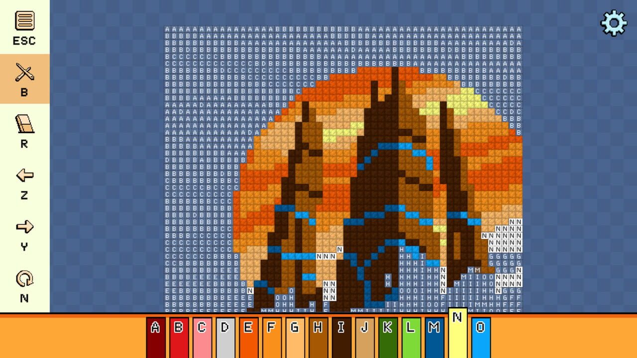Pixel Cross Stitch: Color by Number - Alien Worlds Pack 2 Image