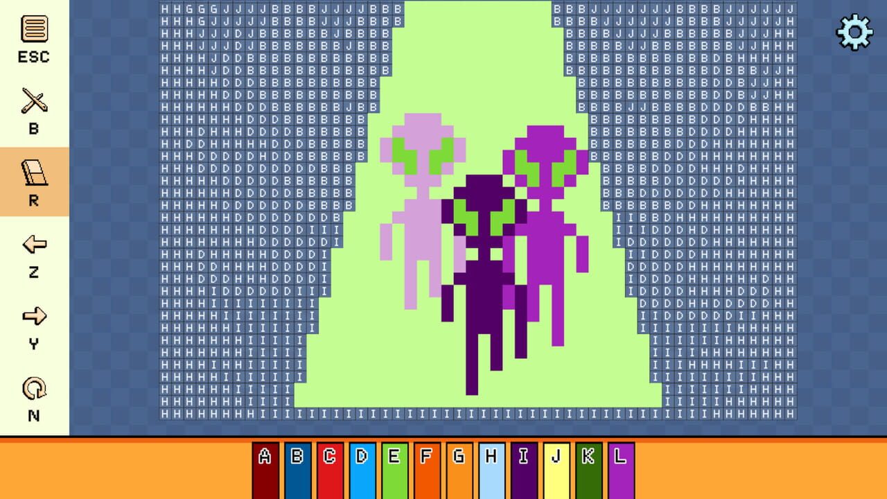 Pixel Cross Stitch: Color by Number - Alien Worlds Pack 2 Image