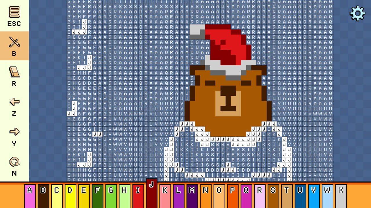 Pixel Cross Stitch: Color by Number - Christmas Pack 2 — Screenshot 3