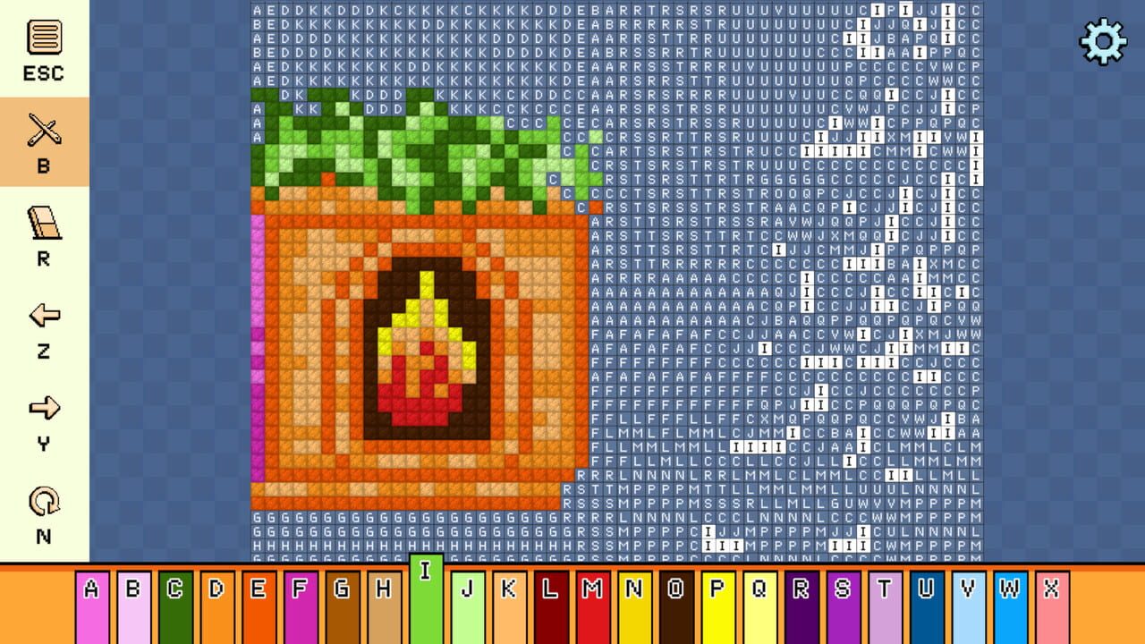 Pixel Cross Stitch: Color by Number - Christmas Pack 2 — Screenshot 2