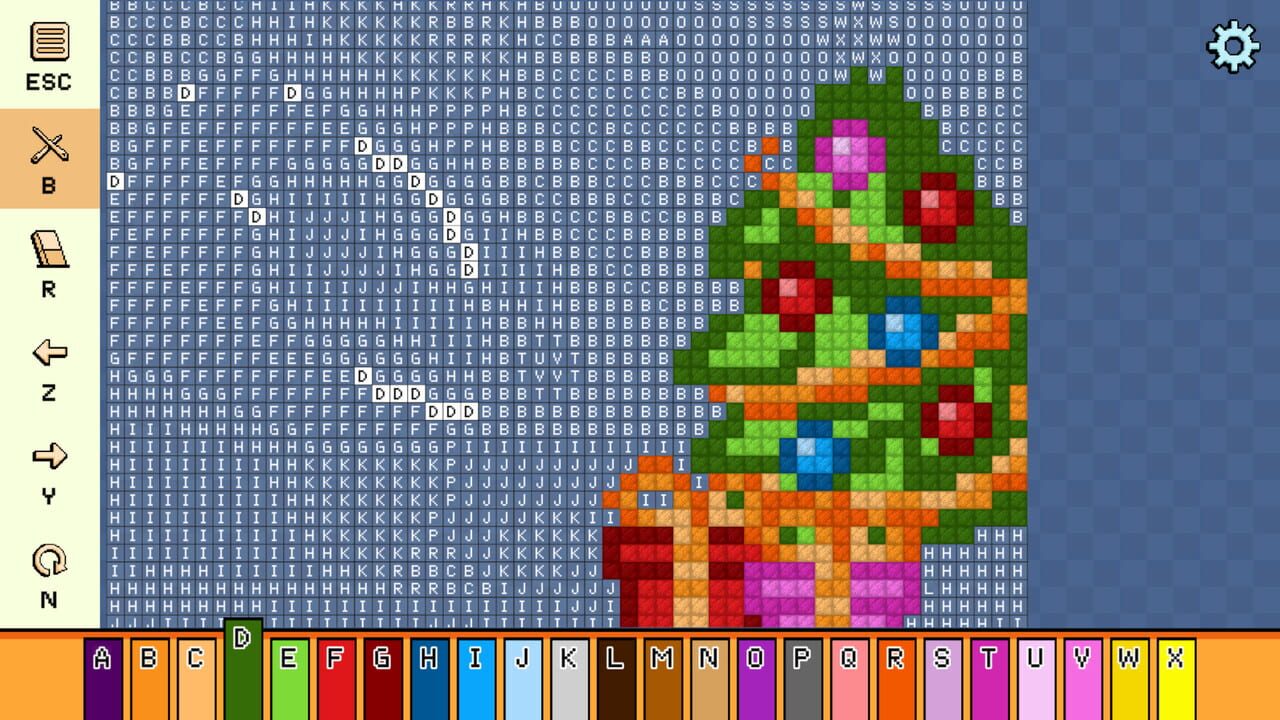 Pixel Cross Stitch Color by Number - Christmas Pack — Screenshot 4