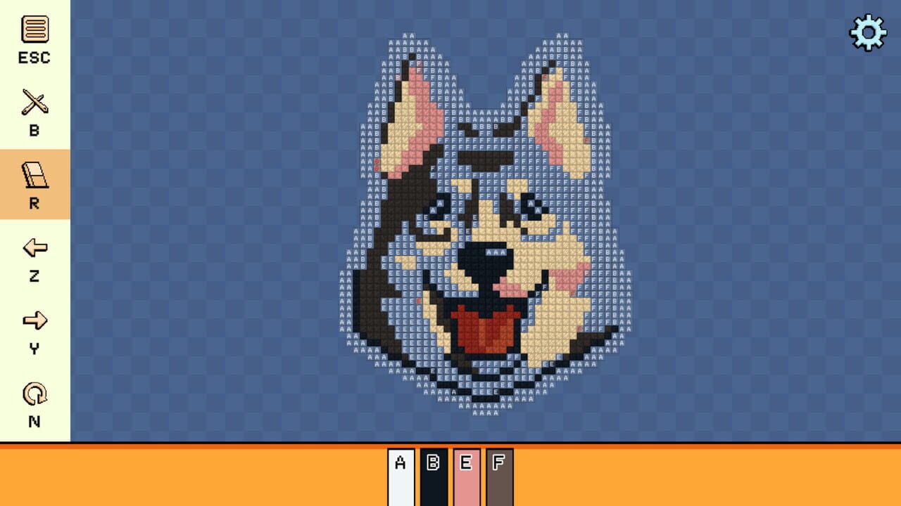 Pixel Cross Stitch: Color by Number - Dogs Pack — Screenshot 2