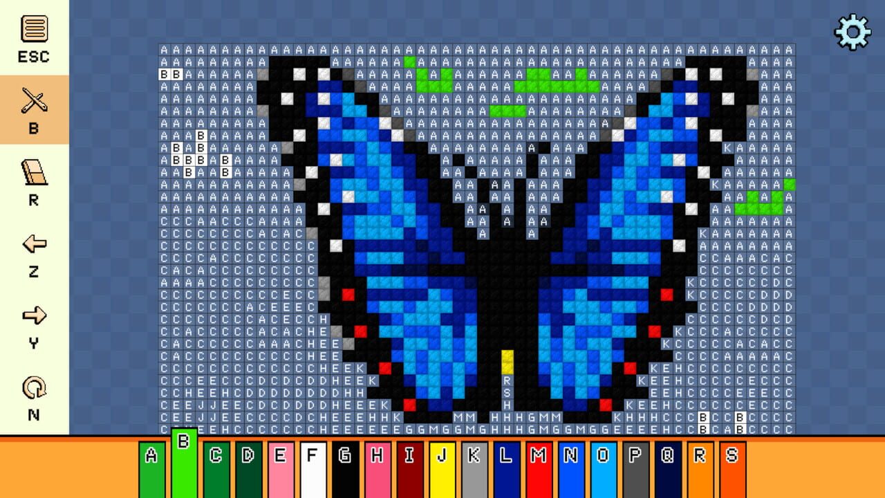 Pixel Cross Stitch: Color by Number - Flowers and Butterflies Pack 2 Image