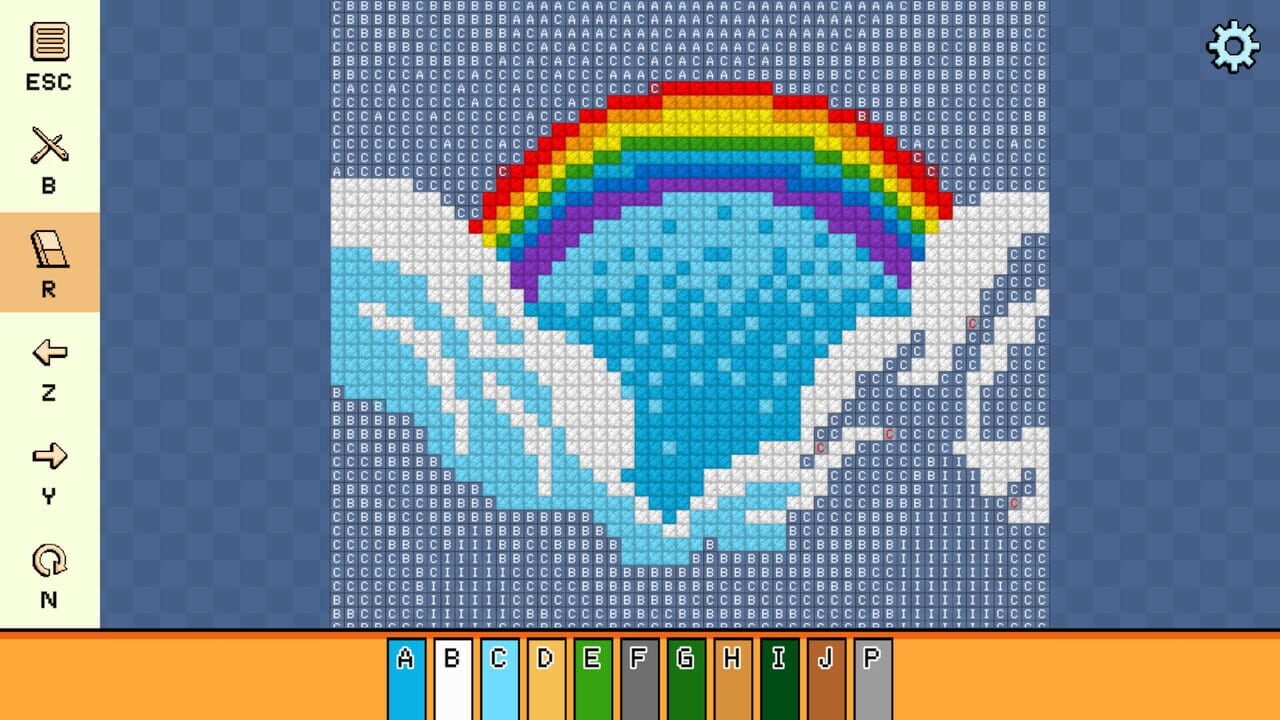 Pixel Cross Stitch: Color by Number - Landscapes Pack 2 — Screenshot 2