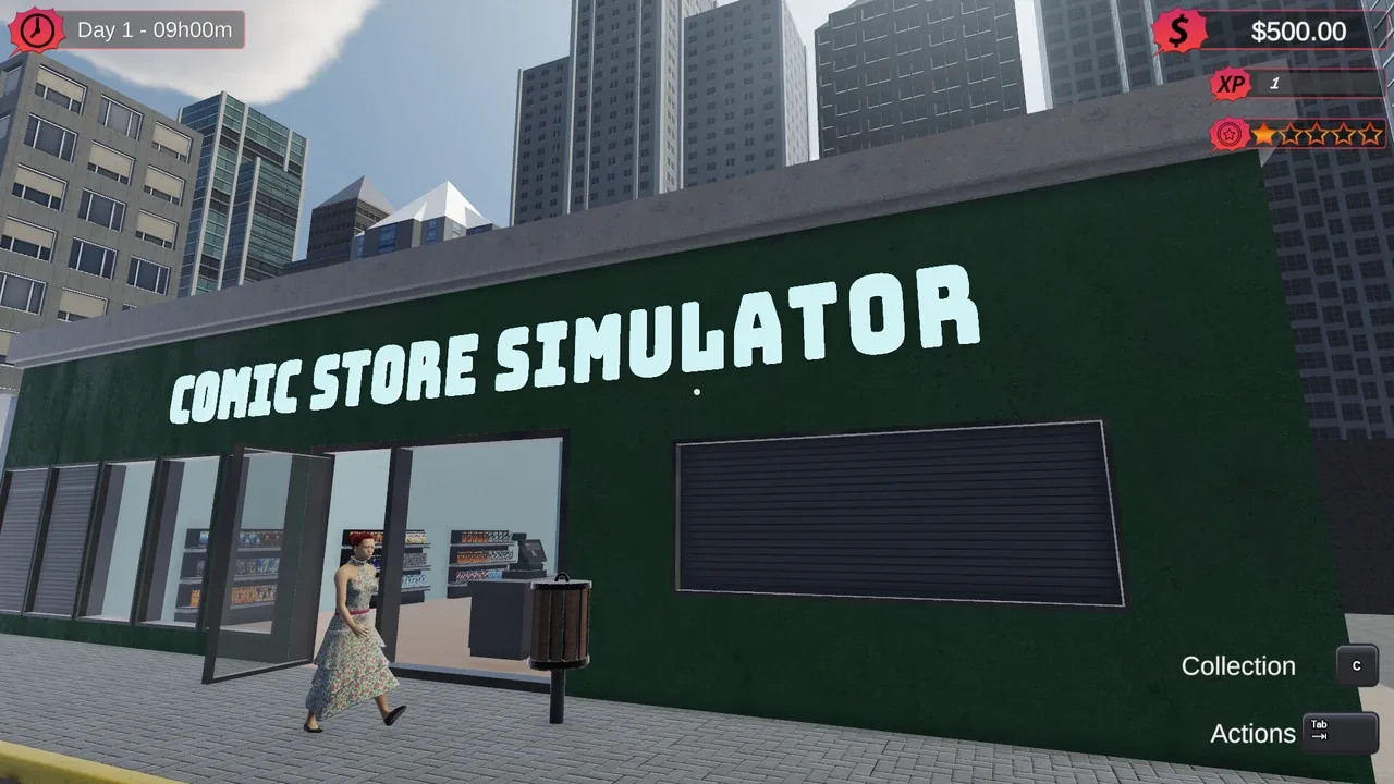 Capture 1 de Comic Store Simulator