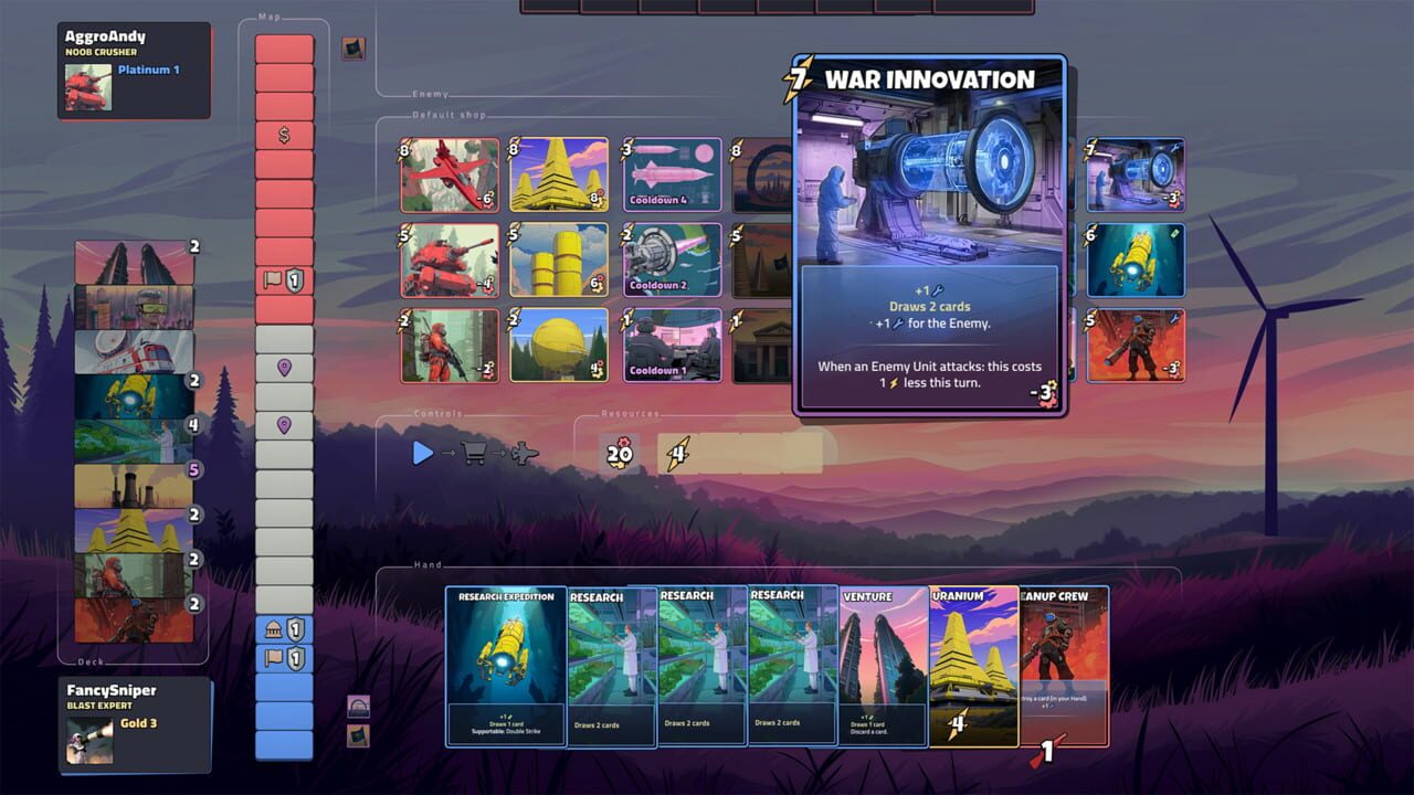 Tuggowar-Dive-into-The-Big-Brain-DeckBuilding-Duel-Game-Image-3