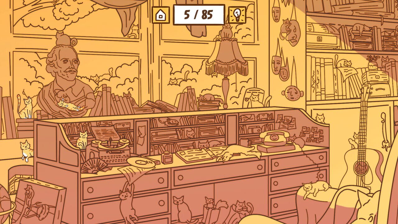 Cats Visiting Cozy Art Studios Image