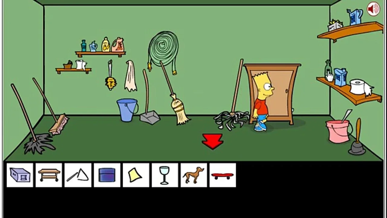 Bart Simpson Saw Game banner